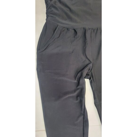 Womens Leggings Black High Waisted Loose Fit  With Pockets Medium New in Bag - Picture 3 of 8